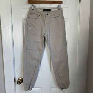 Publish Pants Mens Tan Khaki Jogger Stretch Today For Tomorrow Cotton size 24